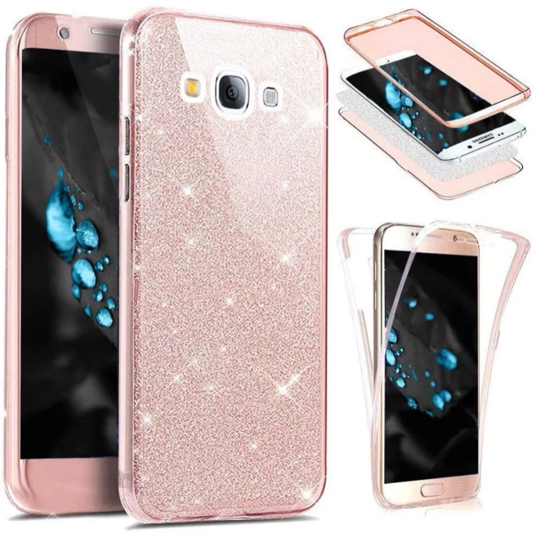 ESTUCHE 360º ROSADO GLITTER